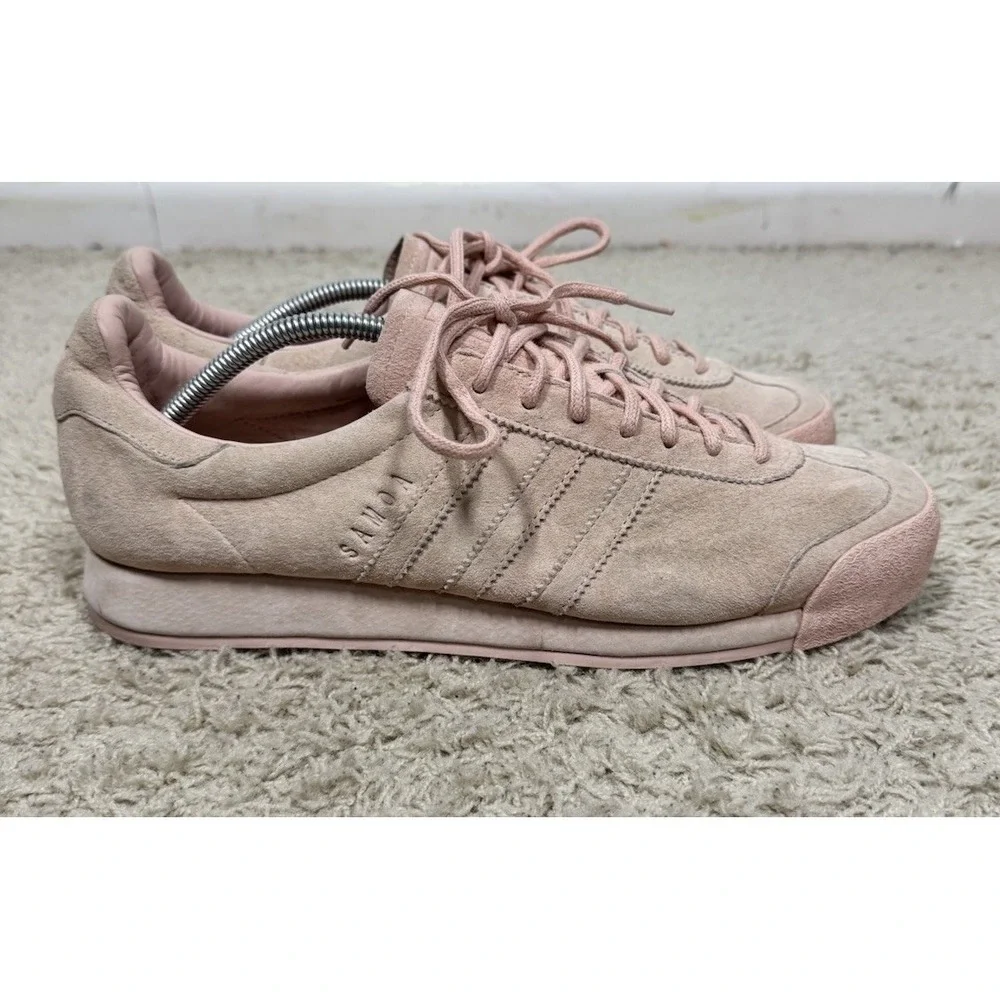 Adidas Samoa Pantone Pink PigSkin Edition‎ Mens 11.5M Sneakers Shoes B27734 Gym